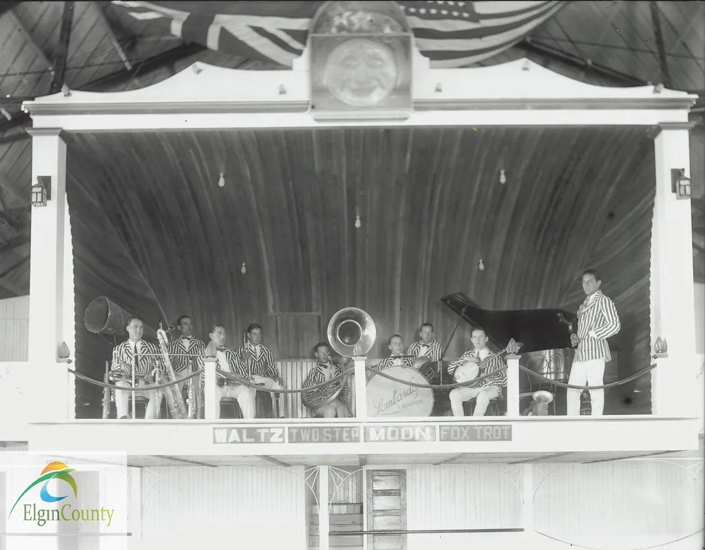 Orchestre historique sur une scène musicale Orchestre historique sur une scène musicale