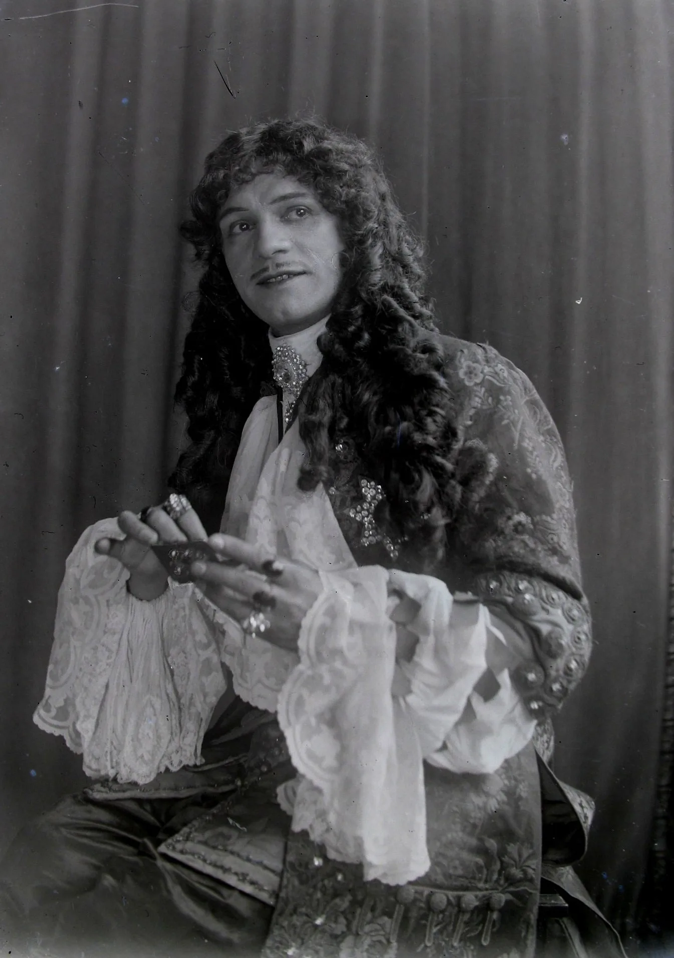 Opera singer in stage costume Opera singer in stage costume